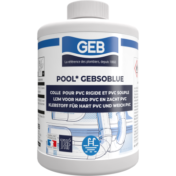 Colle bleue pour PVC 1 litre
