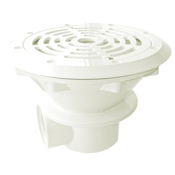 Bonde de fond IRRIPOOL blanche