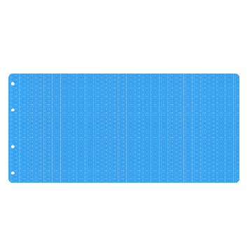 Bâche à bulles prédecoupée 9 x 4 m 400 microns