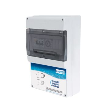 Coffret electrique evolutif filtration eclairage LED Irripool