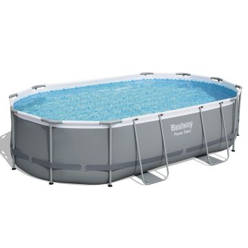 Piscine hors-sol Ovale Steel - Ø 488 x 305 x 107 cm - Bestway 