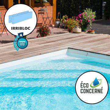 Kit piscine normée Classe A - 8 x 4 x 1,50 m