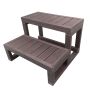 Escalier composite pour spa