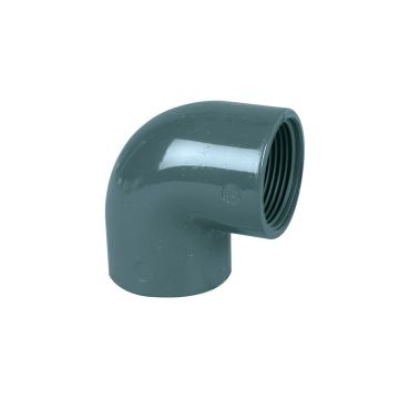 Coude mixte femelle PVC 32 x 26-34
