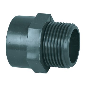 Raccord filete male PVC 25 x 20-27