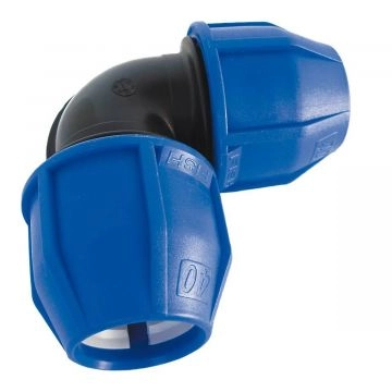 Raccord compression coude 90° Ø40