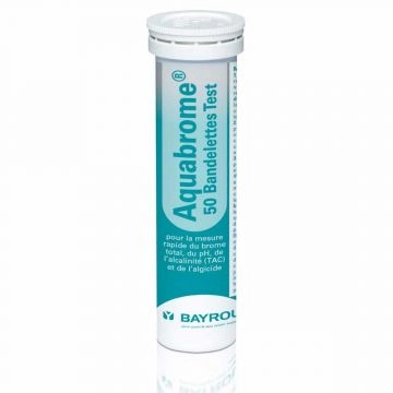 Bandelettes de test Aquabrome Quicktest BAYROL