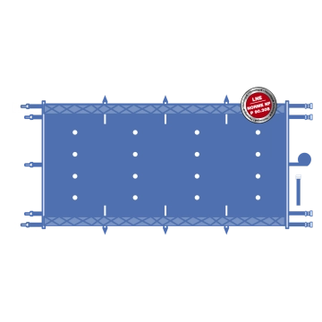 Bâche à barres 4S Evolution Irricover